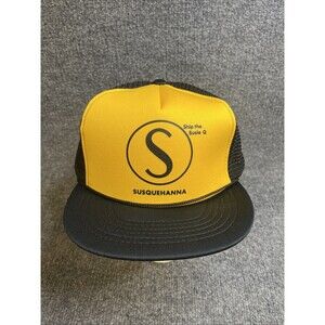 Vintage New York, Susquehanna and Western Railway Trucker Hat Mesh Back Rope